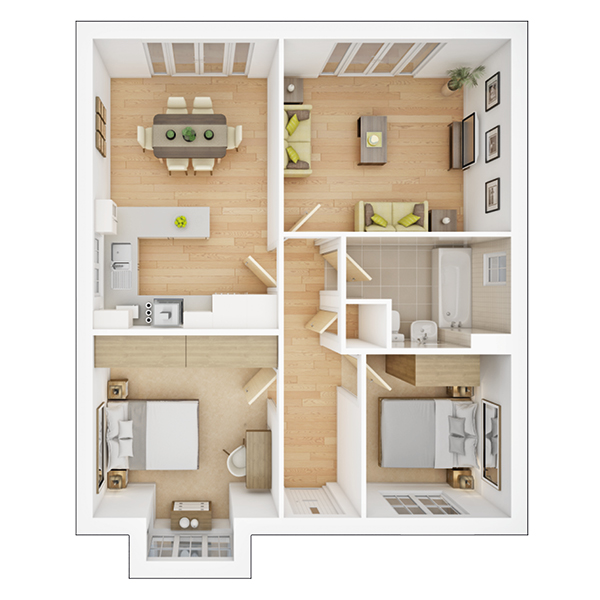 Bungalow floor plan