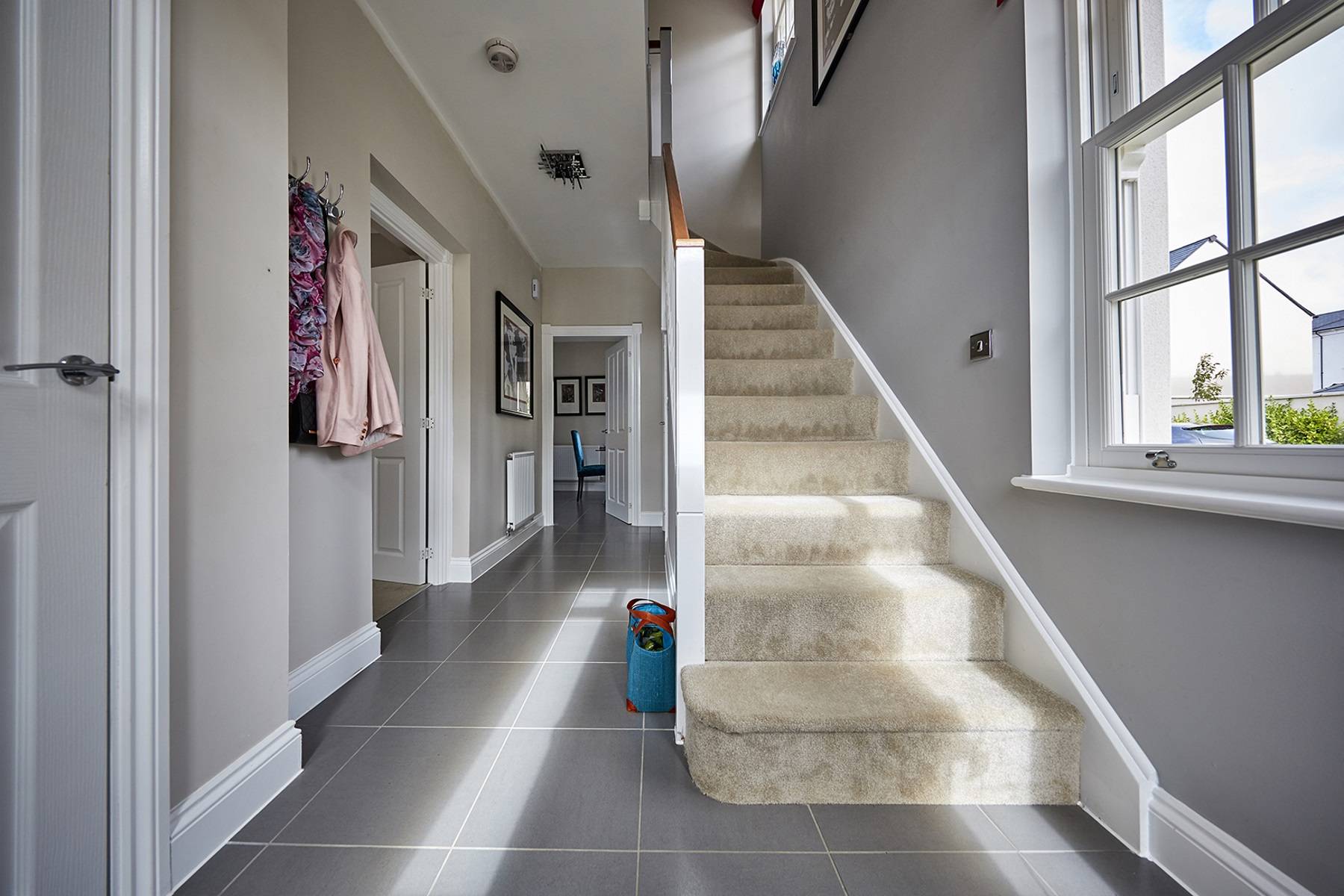 TW Exeter - Sherford - Redwood Show home hallway