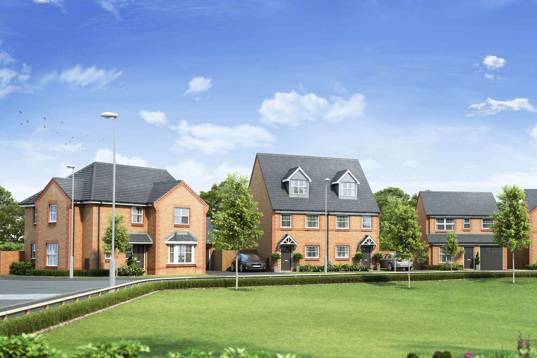 Artist Impression of a Street Scene at Albion Lock