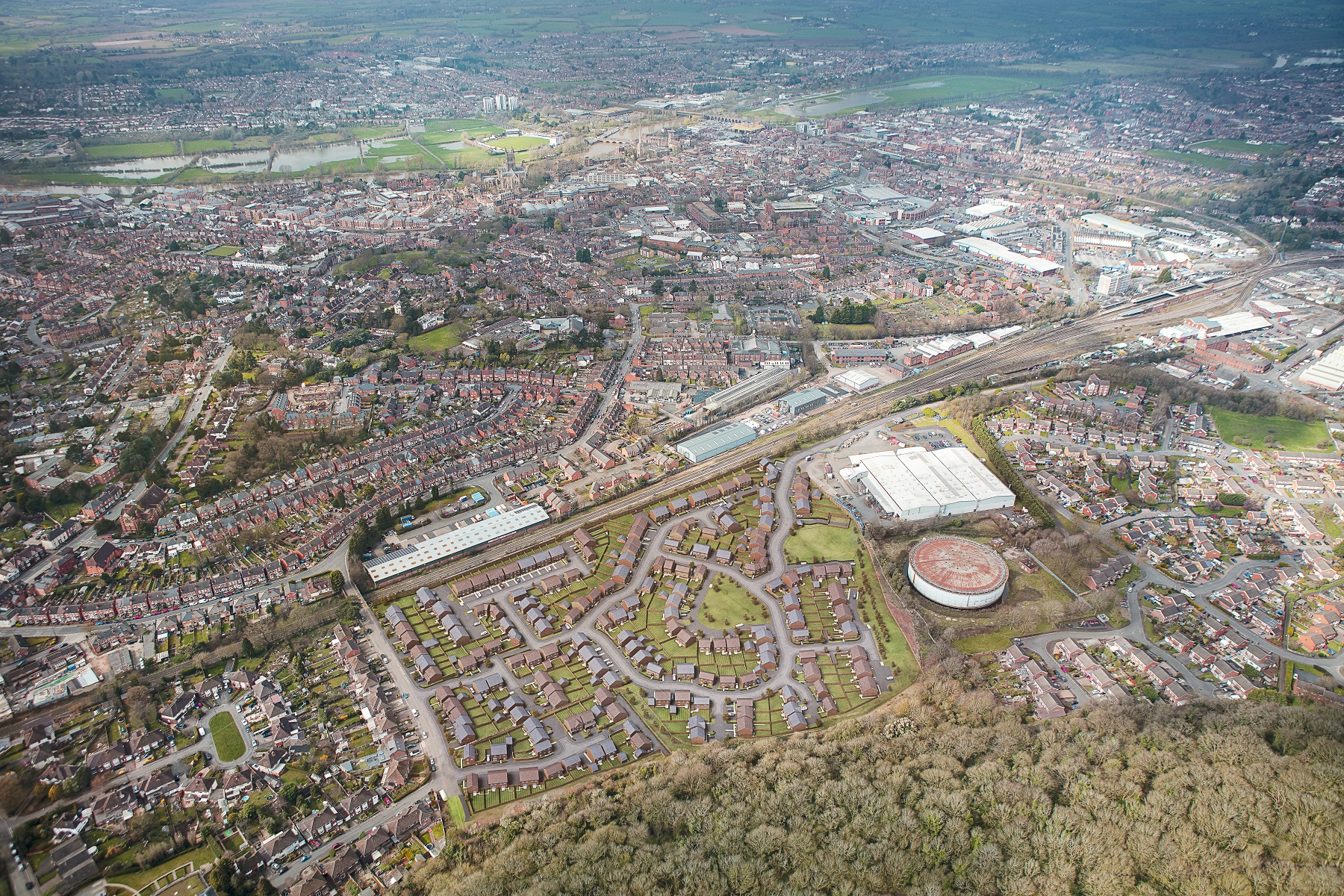 Woodland Edge - Aerial Photo Match