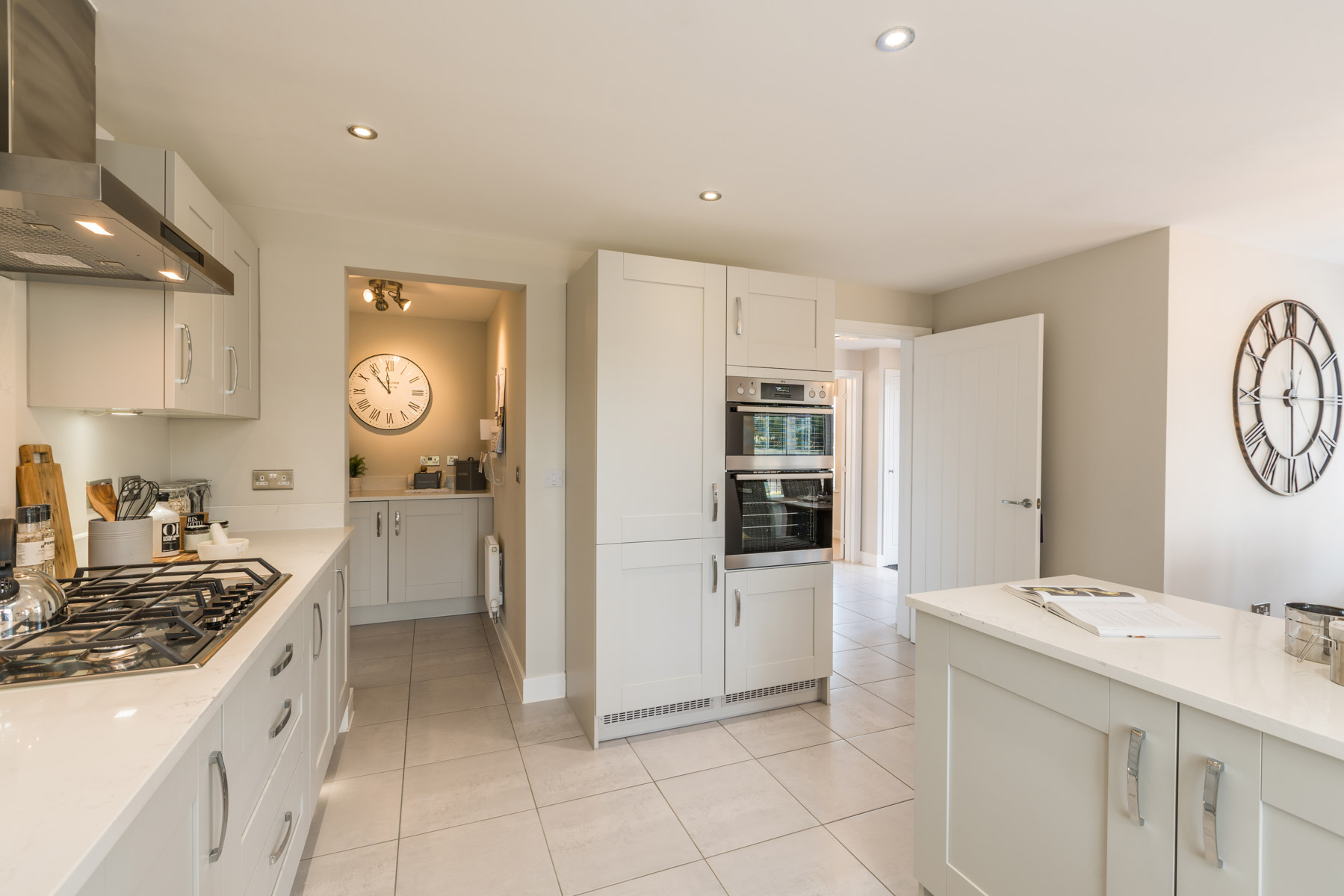 Kitchen showing utility
