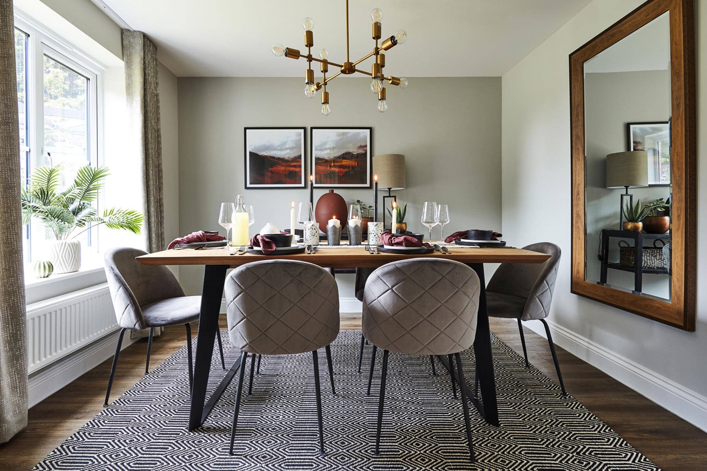 Lavenham dining room at Wynyard Manor
