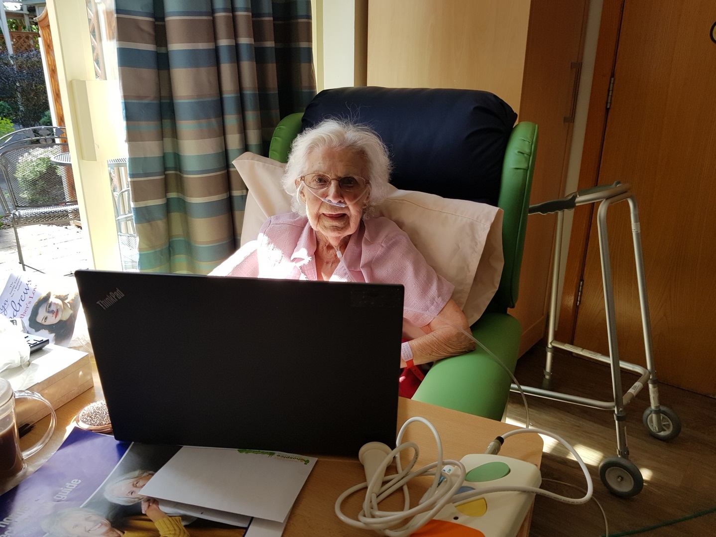 Laptop donation to care homes